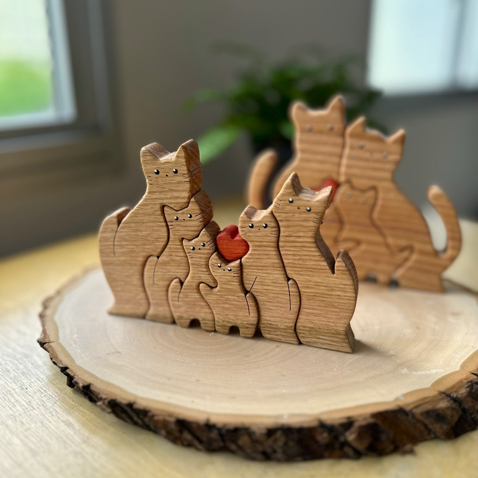 Wooden Cats Puzzle